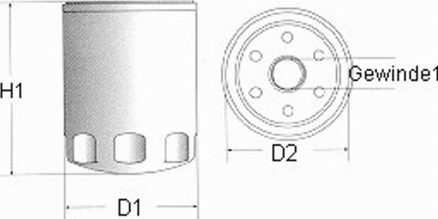 Champion C144/606 - Масляный фильтр parts5.com