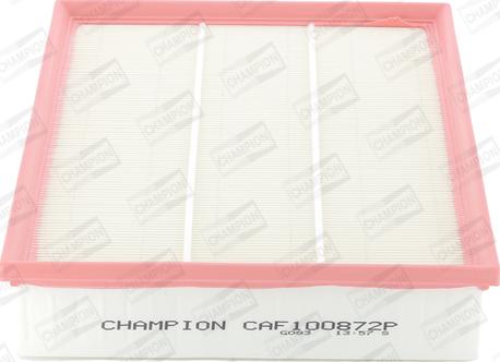 Champion CAF100872P - Воздушный фильтр parts5.com