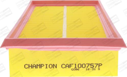 Champion CAF100757P - Воздушный фильтр parts5.com