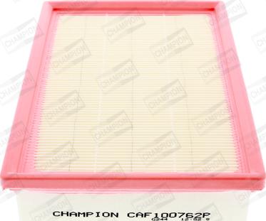 Champion CAF100762P - Воздушный фильтр parts5.com