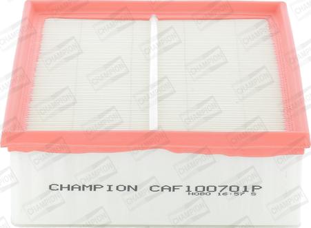 Champion CAF100701P - Воздушный фильтр parts5.com