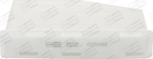 Champion CCF0303 - Фильтр воздуха в салоне parts5.com