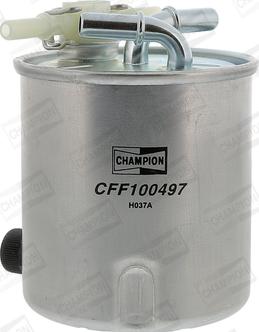 Champion CFF100497 - Топливный фильтр parts5.com