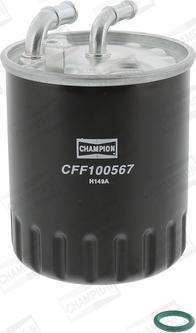 Champion CFF100567 - Топливный фильтр parts5.com