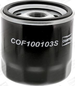 Champion COF100103S - Масляный фильтр parts5.com