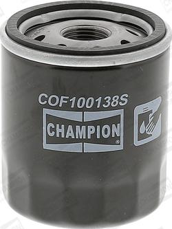 Champion COF100138S - Oil Filter parts5.com