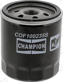 Champion COF100235S - Масляный фильтр parts5.com