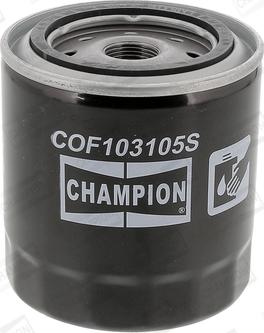 Champion COF103105S - Filtro de aceite parts5.com