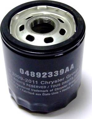 Chrysler 04892339AA - Oil Filter parts5.com