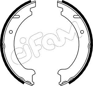 Cifam 153-478 - Комплект тормозов, ручник, парковка parts5.com