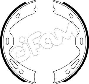 Cifam 153-512 - Комплект тормозов, ручник, парковка parts5.com