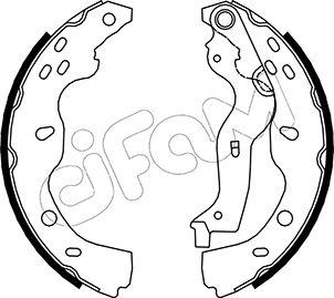 Cifam 153-096 - Комплект тормозных колодок, барабанные parts5.com