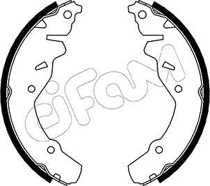 Cifam 153-029 - Комплект тормозных колодок, барабанные parts5.com