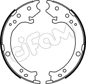 Cifam 153-161 - Комплект тормозов, ручник, парковка parts5.com