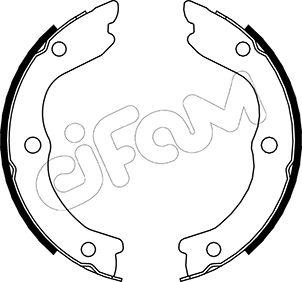 Cifam 153-293 - Комплект тормозов, ручник, парковка parts5.com