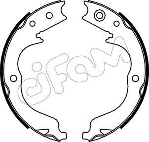 Cifam 153-268 - Комплект тормозов, ручник, парковка parts5.com