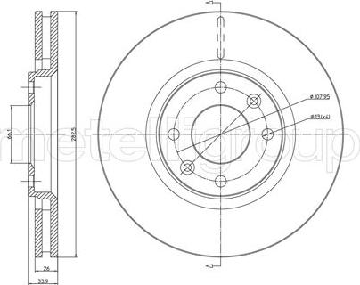 Cifam 800-566C - Тормозной диск parts5.com