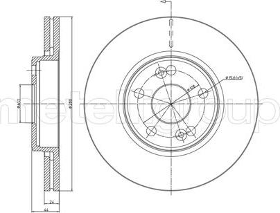 Cifam 800-533 - Brake Disc parts5.com