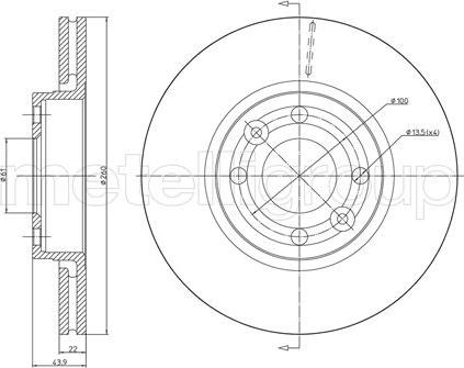 Cifam 800-641C - Тормозной диск parts5.com