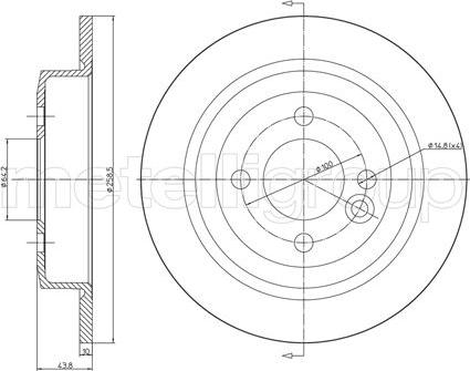 Cifam 800-667C - Тормозной диск parts5.com