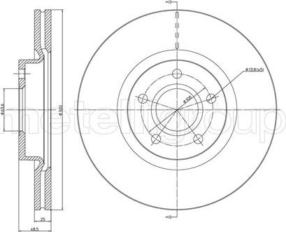 Cifam 800-687C - Тормозной диск parts5.com