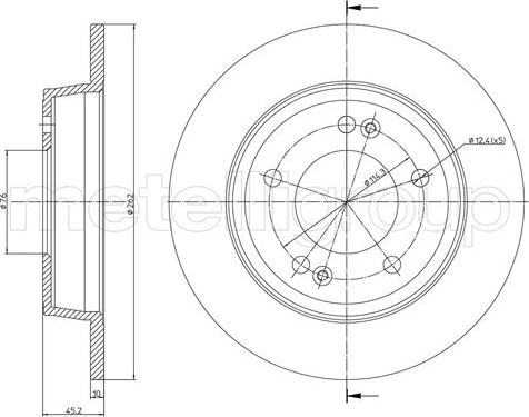 Cifam 800-1440C - Тормозной диск parts5.com