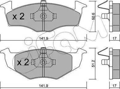 Delphi LP1077 - Тормозные колодки, дисковые, комплект parts5.com