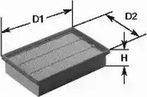 Clean Filters MA1357 - Воздушный фильтр parts5.com