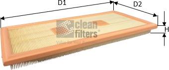 Clean Filters MA3481 - Воздушный фильтр parts5.com