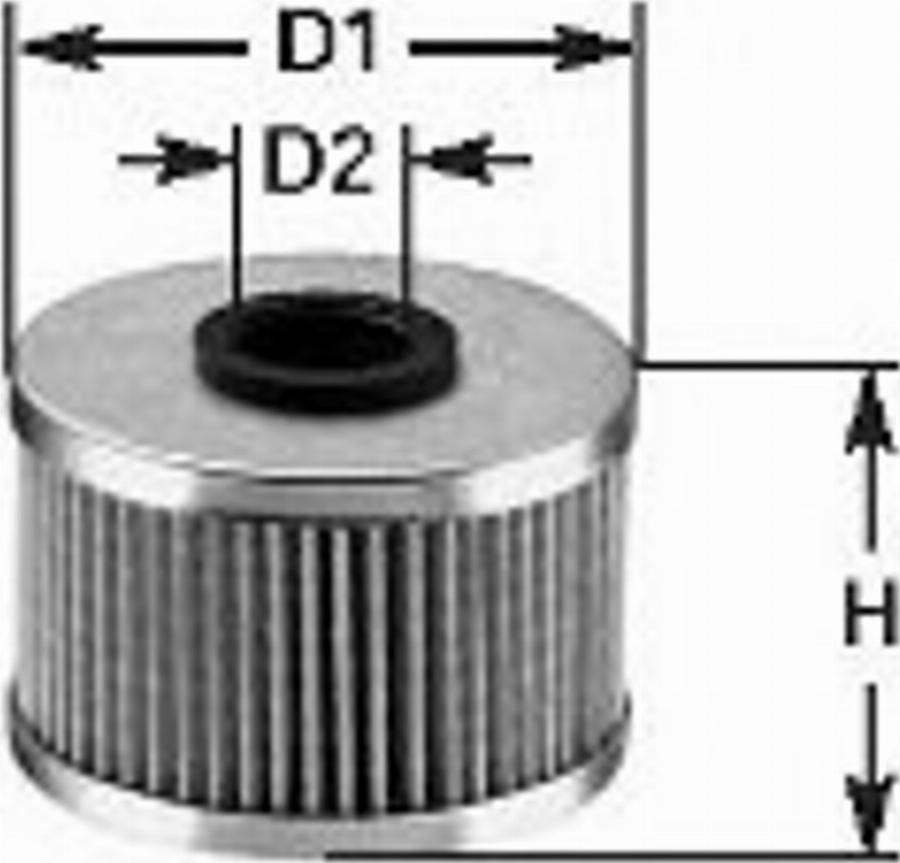 Clean Filters MG 038/G - Топливный фильтр parts5.com