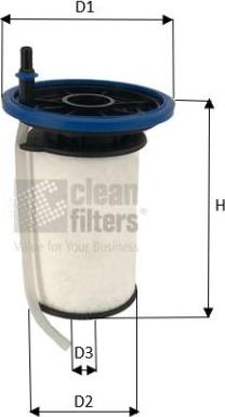 Clean Filters MG3612 - Топливный фильтр parts5.com