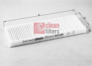 Clean Filters NC2403 - Фильтр воздуха в салоне parts5.com