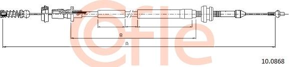 Cofle 92.10.0868 - Тросик газа parts5.com