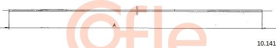 Cofle 10.141 - Тросик газа parts5.com