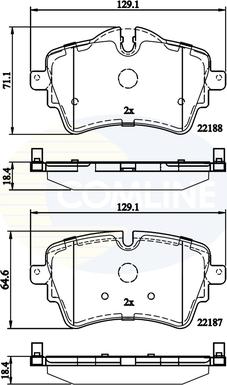 Mini 34 10 6 885 503 - Тормозные колодки, дисковые, комплект parts5.com