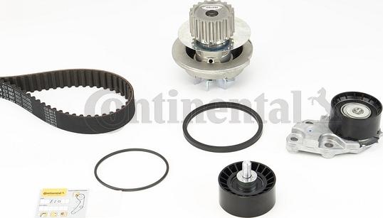 Continental CTAM CT 887 WP1 - Водяной насос + комплект зубчатого ремня parts5.com