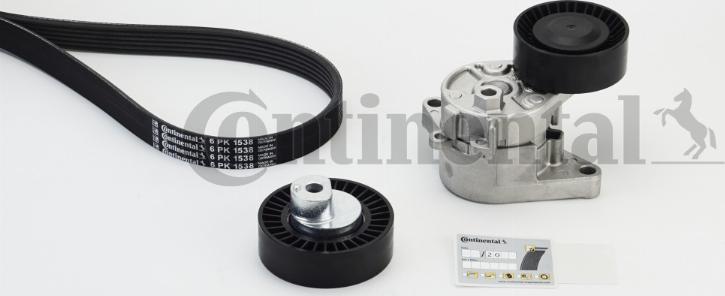 Continental CTAM 6PK1538K1 - Поликлиновый ременный комплект parts5.com