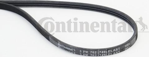 Continental CTAM 3PK762 ELAST - Поликлиновой ремень parts5.com