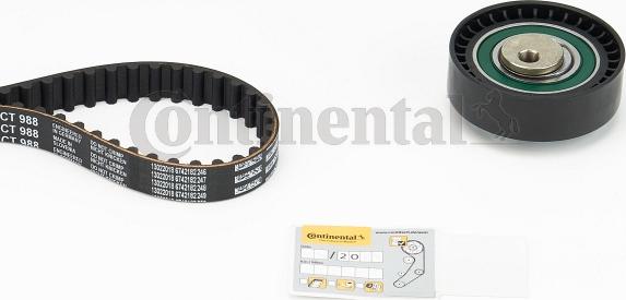 Continental CTAM CT 988 K3 - Комплект ремня ГРМ parts5.com