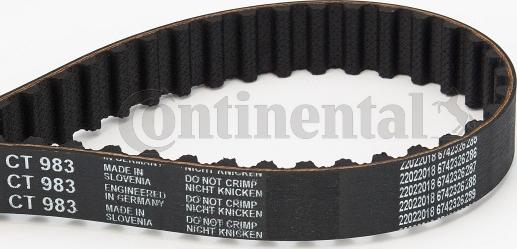 Continental CTAM CT 983 - Зубчатый ремень ГРМ parts5.com