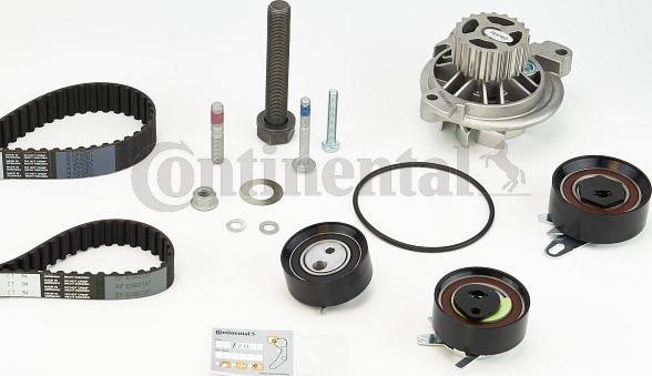 Continental CTAM CT 939 WP8 PRO - Водяной насос + комплект зубчатого ремня parts5.com