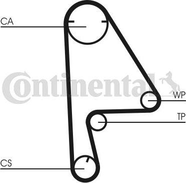 Continental CTAM CT1082K1 - Комплект ремня ГРМ parts5.com