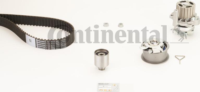 Continental CTAM CT1028WP4 - Водяной насос + комплект зубчатого ремня parts5.com