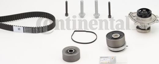 Continental CTAM CT 1077 WP2 - Водяной насос + комплект зубчатого ремня parts5.com