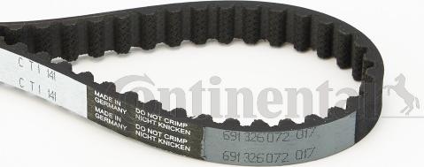 Continental CTAM CT 1141 - Зубчатый ремень ГРМ parts5.com