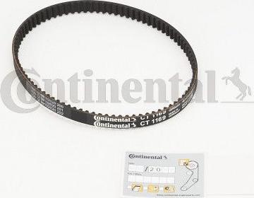 Continental CTAM CT 1169 - Зубчатый ремень ГРМ parts5.com