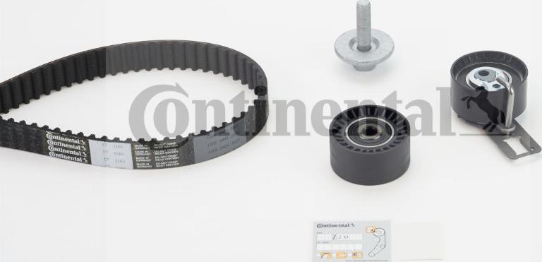 Continental CTAM CT 1162 K5 - Комплект ремня ГРМ parts5.com