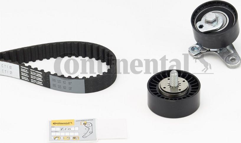 Continental CTAM CT 1121 K1 - Комплект ремня ГРМ parts5.com