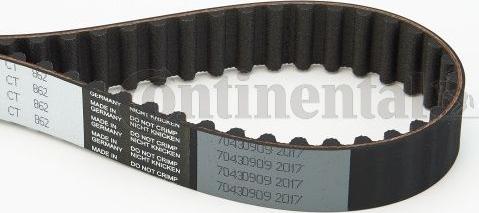 Continental CTAM CT 862 - Зубчатый ремень ГРМ parts5.com