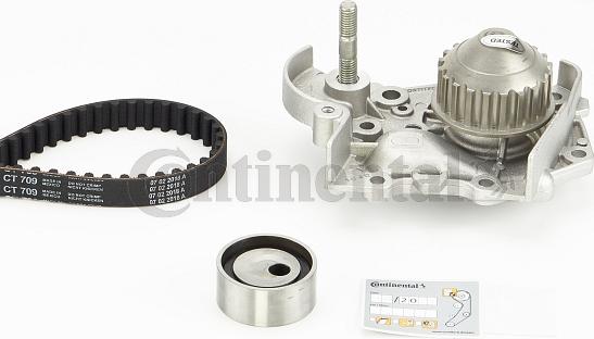 Continental CTAM CT709WP2 - Водяной насос + комплект зубчатого ремня parts5.com